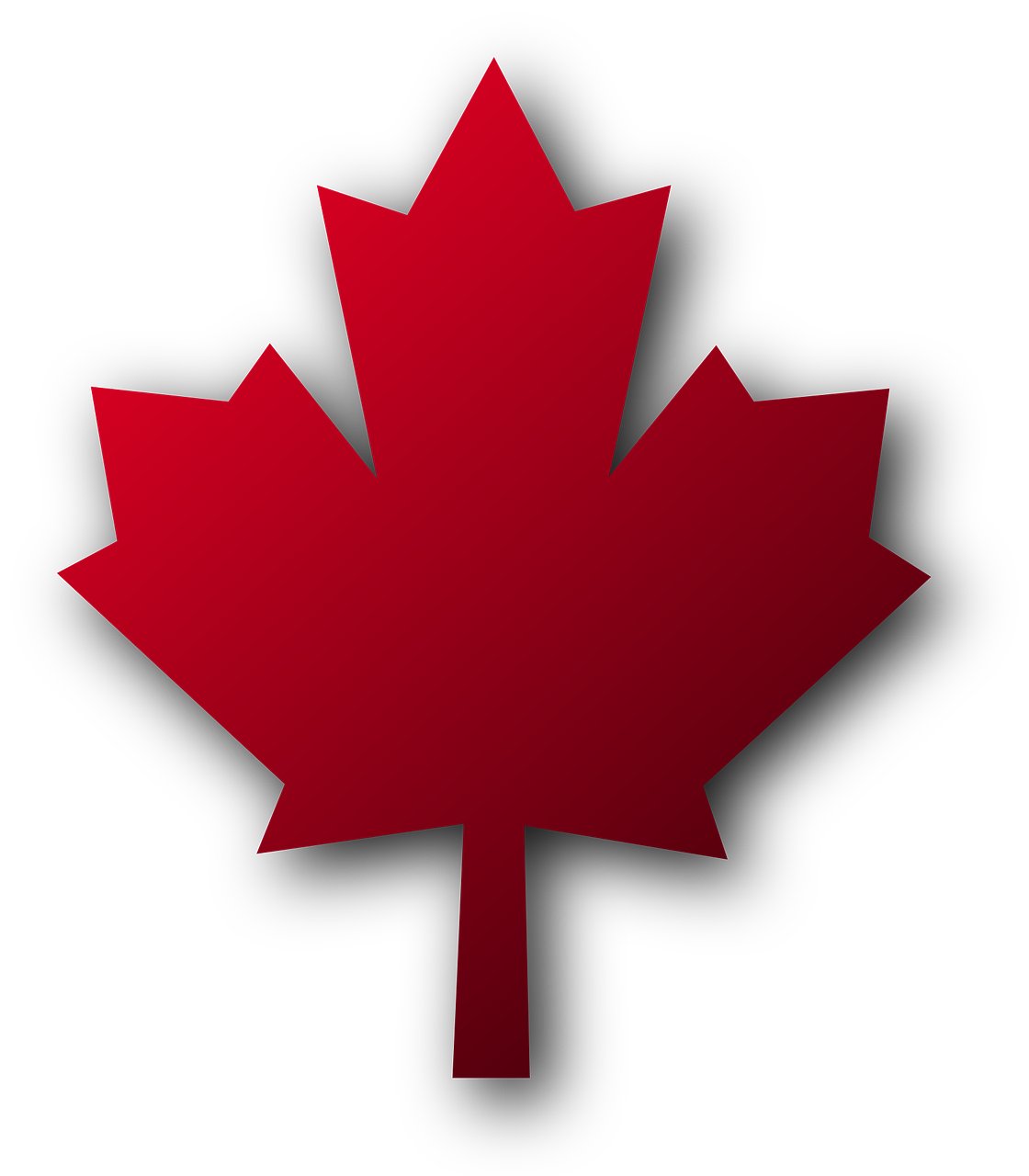 Canadian maple leaf